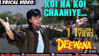 Koi Na Koi Chahiye Pyar Karen Wala Deewana | Shahrukh Khan |Romantic…. 