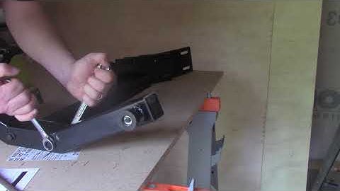 Wen LA3421 Lathe Stand Installation Mini-Lathe