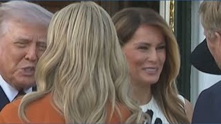 President Trump and first lady host King and Queen of the Netherlands, PM Jetten at White House