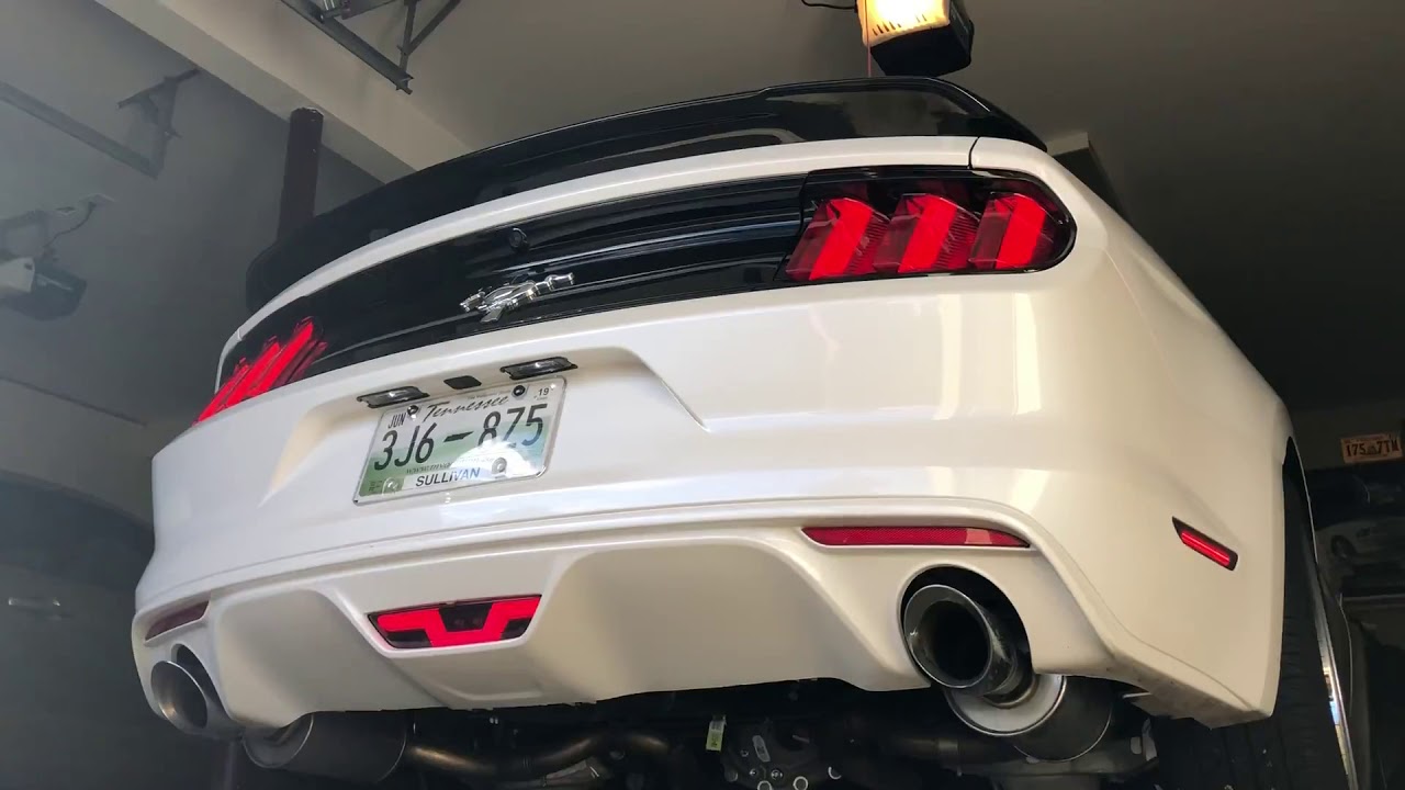 20152017 Mustang V6 Roush AxleBack exhaust YouTube