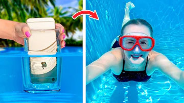 O que fazer quando está sozinha na piscina?