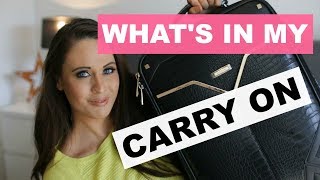 Whats In My Carry On Travel Essentials Holly Sheeran