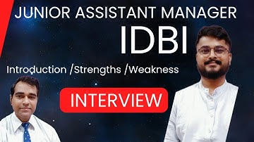 Idbi interview | IDBI JAM junior assistant manager interview questions and answers