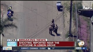 One shot near Lemon Grove AutoZone, gunman at large