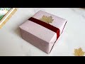 How to easy wrap a rectangular box present + ribbon decoration | Gift Wrapping Ideas