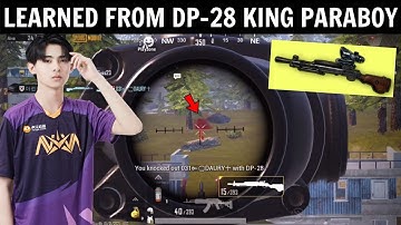 USING DP-28 Like Chinese Pro Player PARABOY! ❤️ | PUBG MOBILE Highlights