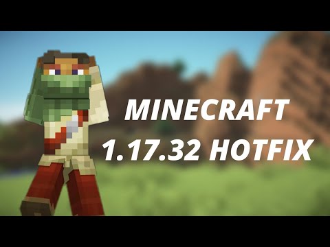 Minecraft 1 17 32 Hotfix Minecraft Bedrock Ps4 2 30 Update Youtube