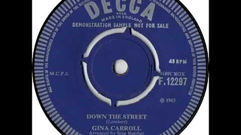 Mod - GINA CARROLL - Down The Street - DECCA F1229...