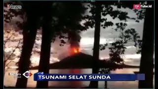 SUARA GEMURUH! Beginilah Gunung Anak Krakatau Pecah Terbelah Dua - iNews Sore 25/12