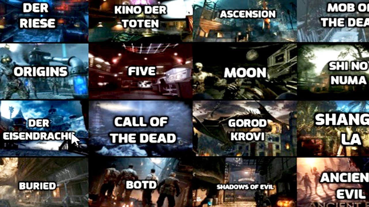 all call of duty list