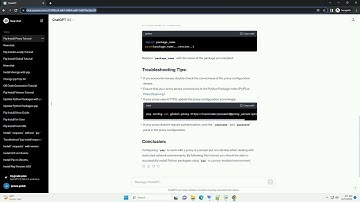 pip install with proxy