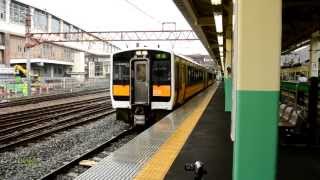 228D E120系 3連 新潟駅  発車 (FHD)