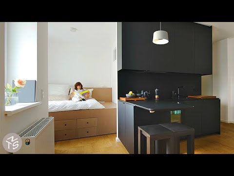 Vidéo: Petit appartement simple et captivant à Berlin