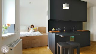 NEVER TOO SMALL: Berlin Designer Open Plan Micro Apartment  36sqm/388sqft