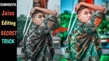 How to Edit your Hair & Smooth Skin Like Subh Devil | Subh Devil Photo Editing Secret Snapseed Trick
