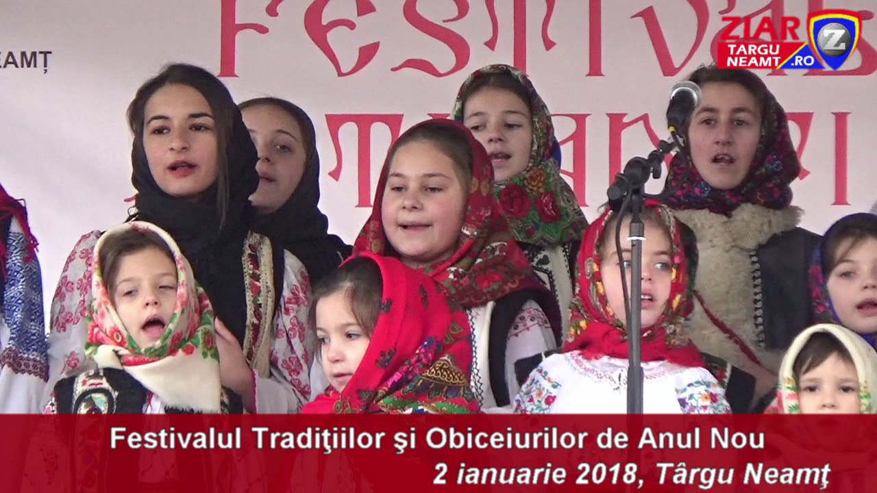 2 ianuarie festival de datini la tg neamt-complet