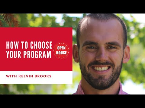 How to Choose Your Program