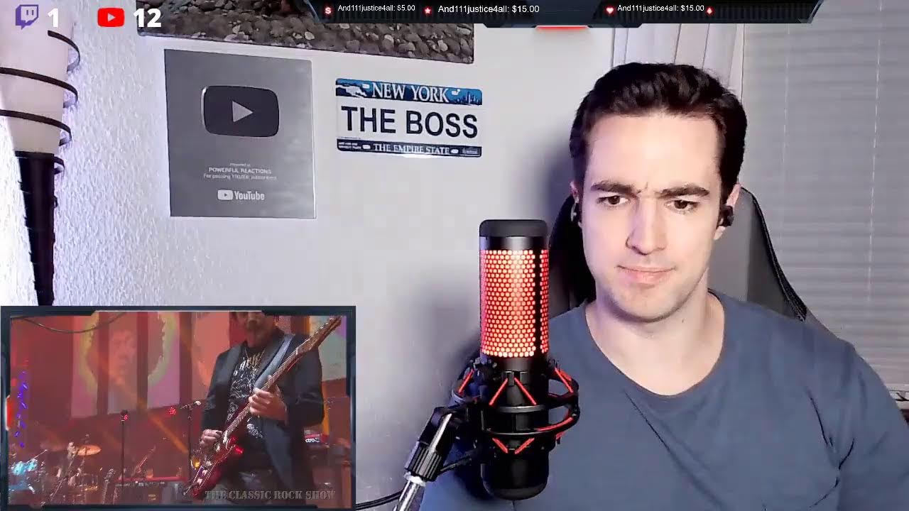 Live Music Reactions with Powerful reactions YouTube