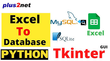 Tkinter file browser to select Excel file for Inserting data to MySQL or SQLite database table