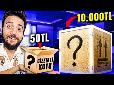 İNTERNETTEKİ UCUZ ORTA PAHALI GİZEMLİ KUTULARI SİPARİŞ ETTİK! 10.000TL mystery box