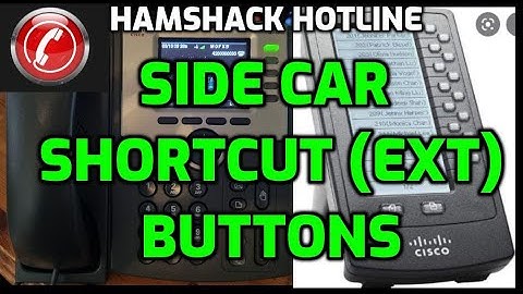 HAMSHACK HOTLINE - CISCO 525G - SIDE CAR BUTTONS (EXT)