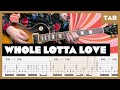 Led zeppelin  whole lotta love  guitar tab  lesson  cover  tutorial