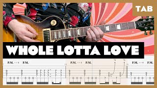 Led Zeppelin - Whole Lotta Love - Guitar Tab | Lesson | Cover | Tutorial Resimi