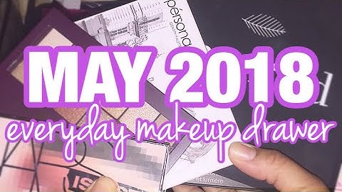 DECLUTTER & ORGANIZE MY EVERYDAY MAY MAKEUP DRAWER WITH ME! | DAY 3 | Testing New Makeup