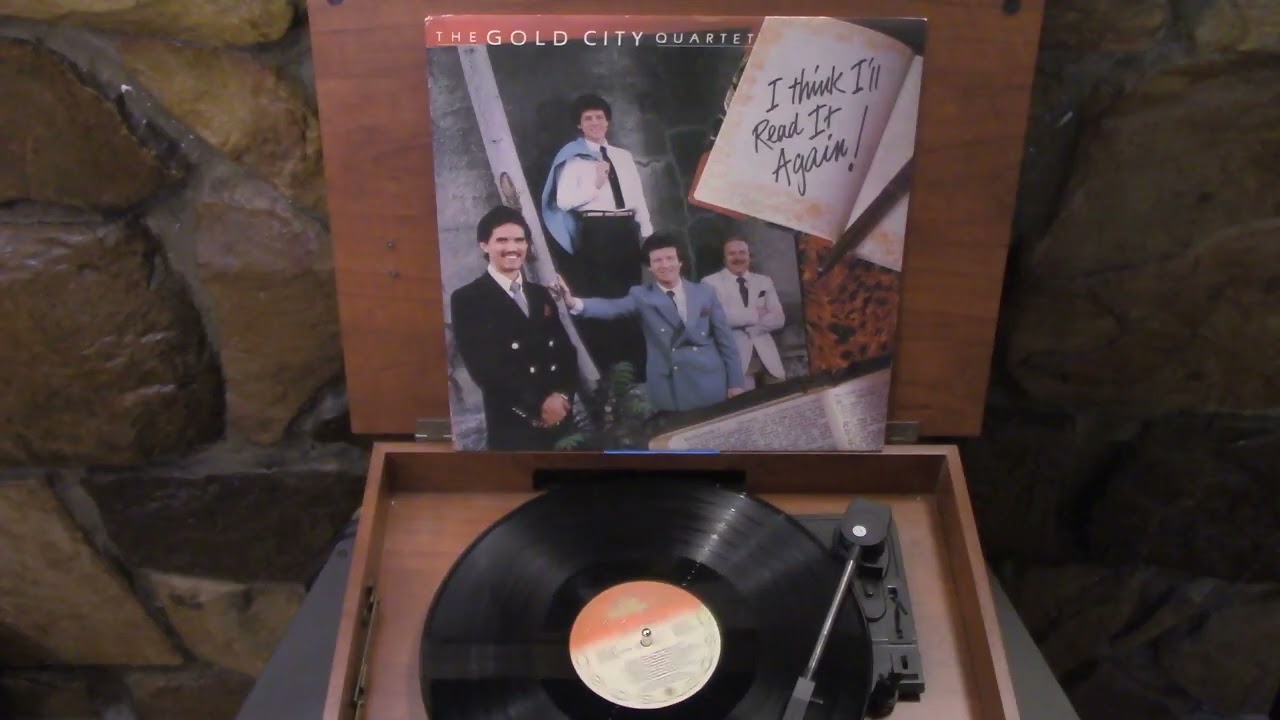 Gold City Quartet I Think I'll Read It Again LP 1983 Трогательный
