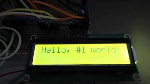 i2c lcd