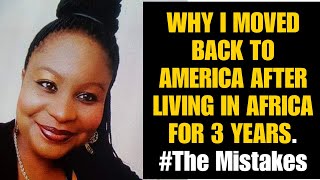 DEAR AFRICAN AMERICANS AVOID THESE 3 MISTAKES WHEN MOVING TO AFRICA
