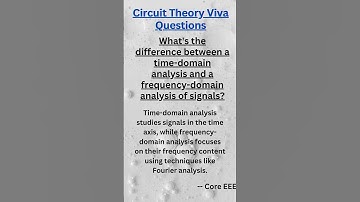 Time-Domain vs. Frequency-Domain Analysis: Signal Perspectives #engineering #electronic#circuit