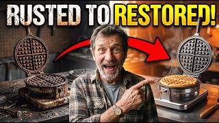 1950's American Waffle Maker Restoration & Tasting at the End