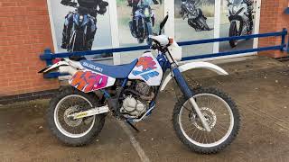 Suzuki DR350 SE electric start trail bike walkaround