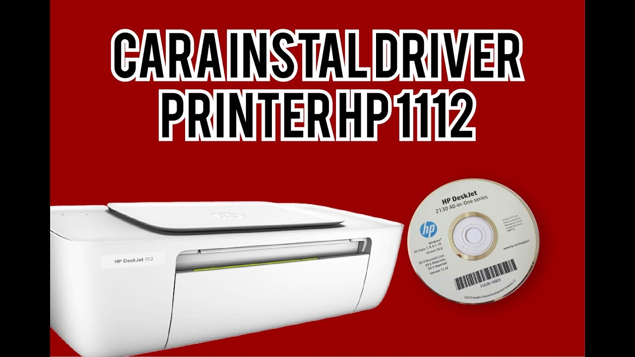 Cara Instal Driver Printer HP seri 1110 - YouTube