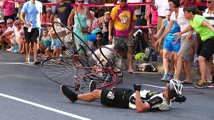 High Wheel Bike Crash Frederick Maryland in 4k UHD