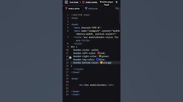 Css Border-colour property different value in Tamil ||             #coding #tamil #viral #html #css