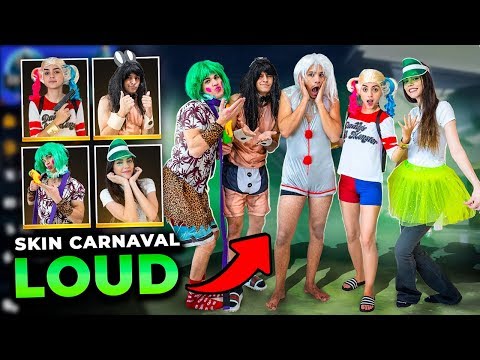 A MELHOR SKIN DE CARNAVAL NA VIDA REAL DA LOUD GANHA!!