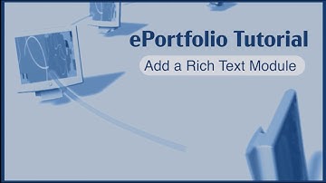 How to Add a Rich Text Module