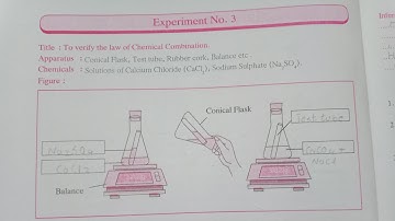 Class 9th Science Practical Experiment No.3 Answer.