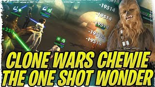 Clone Wars Chewbacca DEADLY with Padme! Massive One Hit Attacks! Annoying Grand Arena Team! | SWGoH