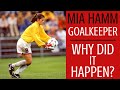 Quand Mia Hamm jouait gardienne à la Coupe du monde 1995 !