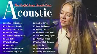 New Popular English Acoustic Songs 2023 Acoustic Cover Love Songs Acoustic Popular Songs