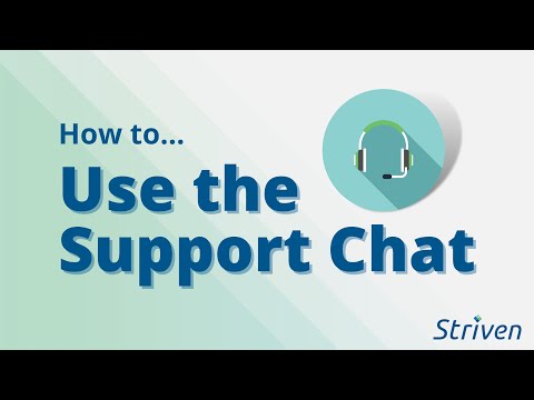 How to... Use the Support Chat