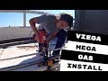 2" Gas Line Install Ridgid Rp 340 Mega Press Viega Fittings Part 1