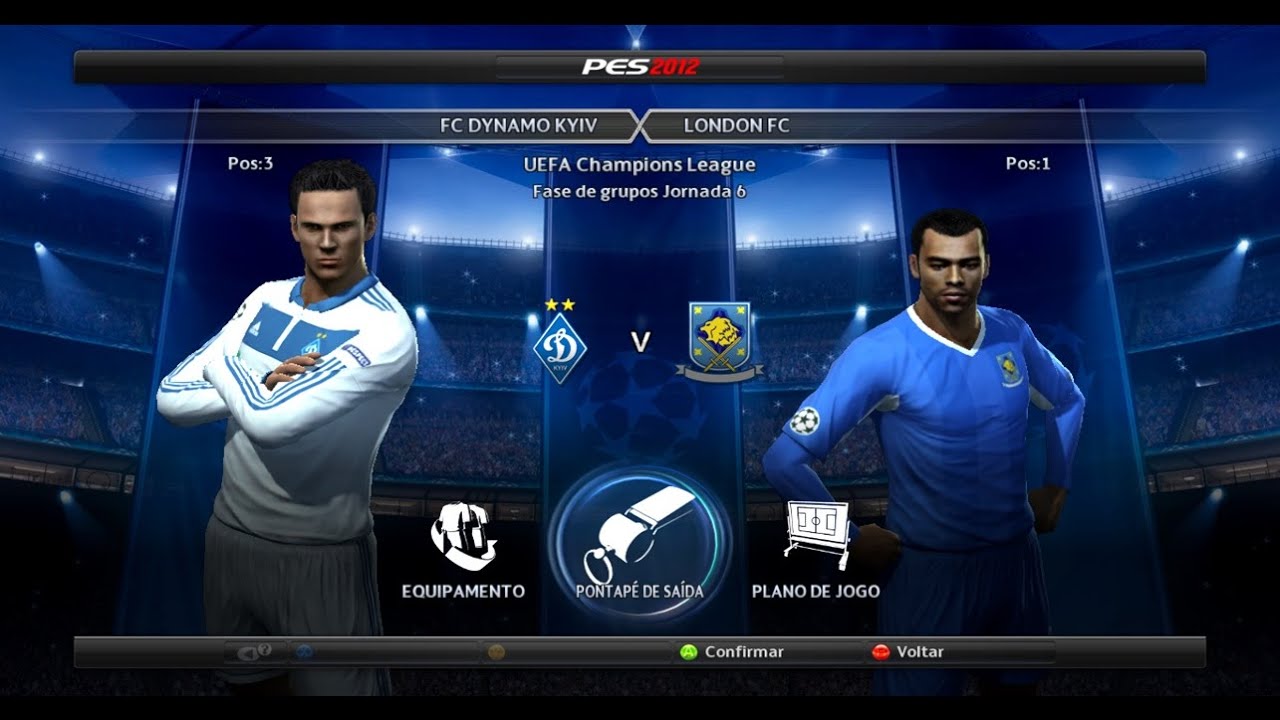 Pes 12 Uefa Champions League Fase de Grupo FC Dinamo kyiv vs Chelsea 
