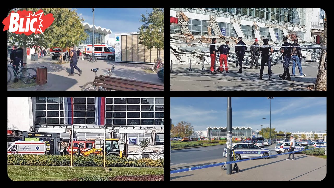 URUŠIO SE DEO GLAVNE ŽELEZNIČKE STANICE u Novom Sadu: Sumnja se da ima povređenih