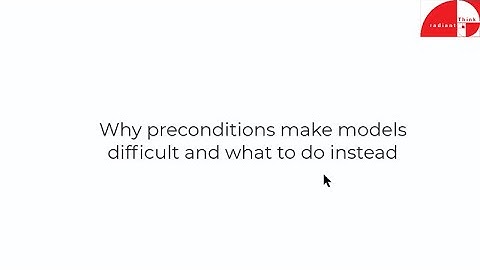 Why Preconditions make VC models difficult