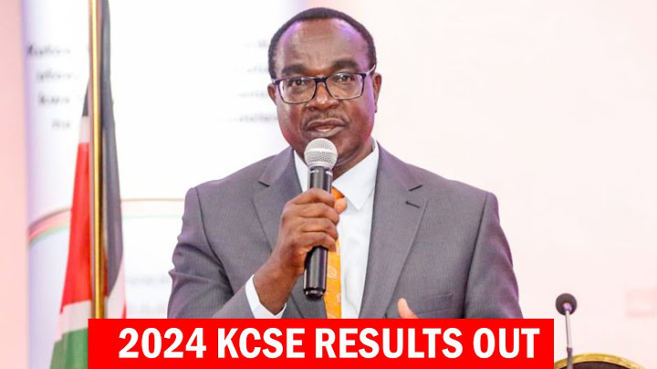 LIVE: Education CS Ogamba releases 2024 KCSE results at Mtihani Hse