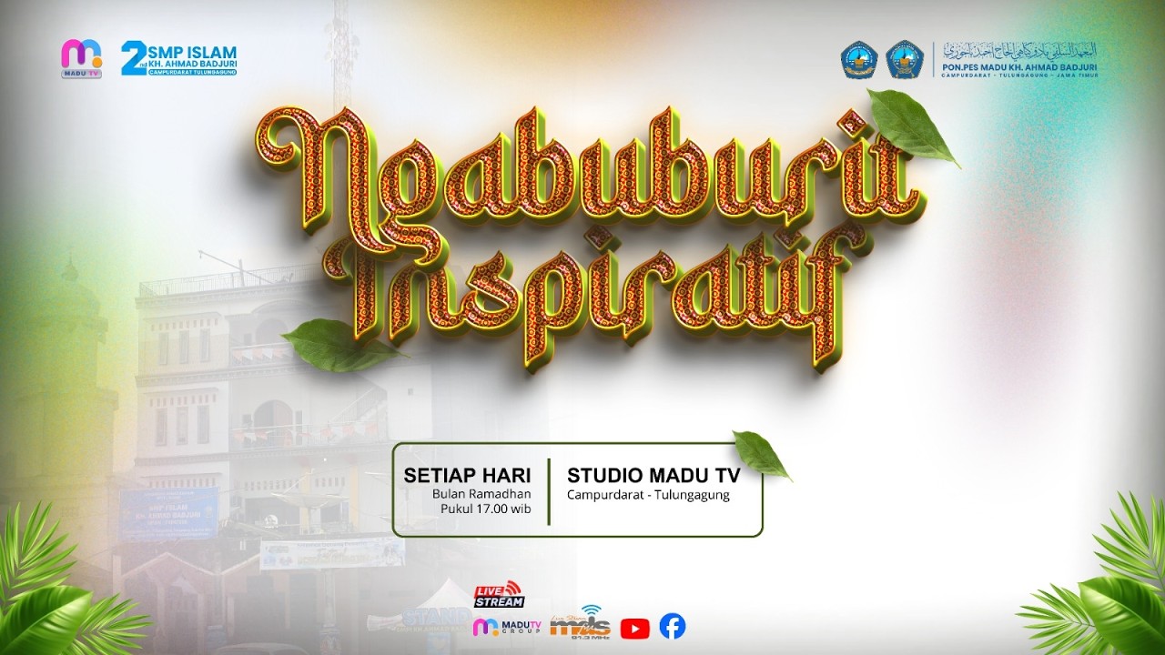 RAMADHAN PARADISE: Puasa dan Kepedulian Sosial — Bersama Prof. Dr. H. M. Muntahibun Nafis, M.Ag